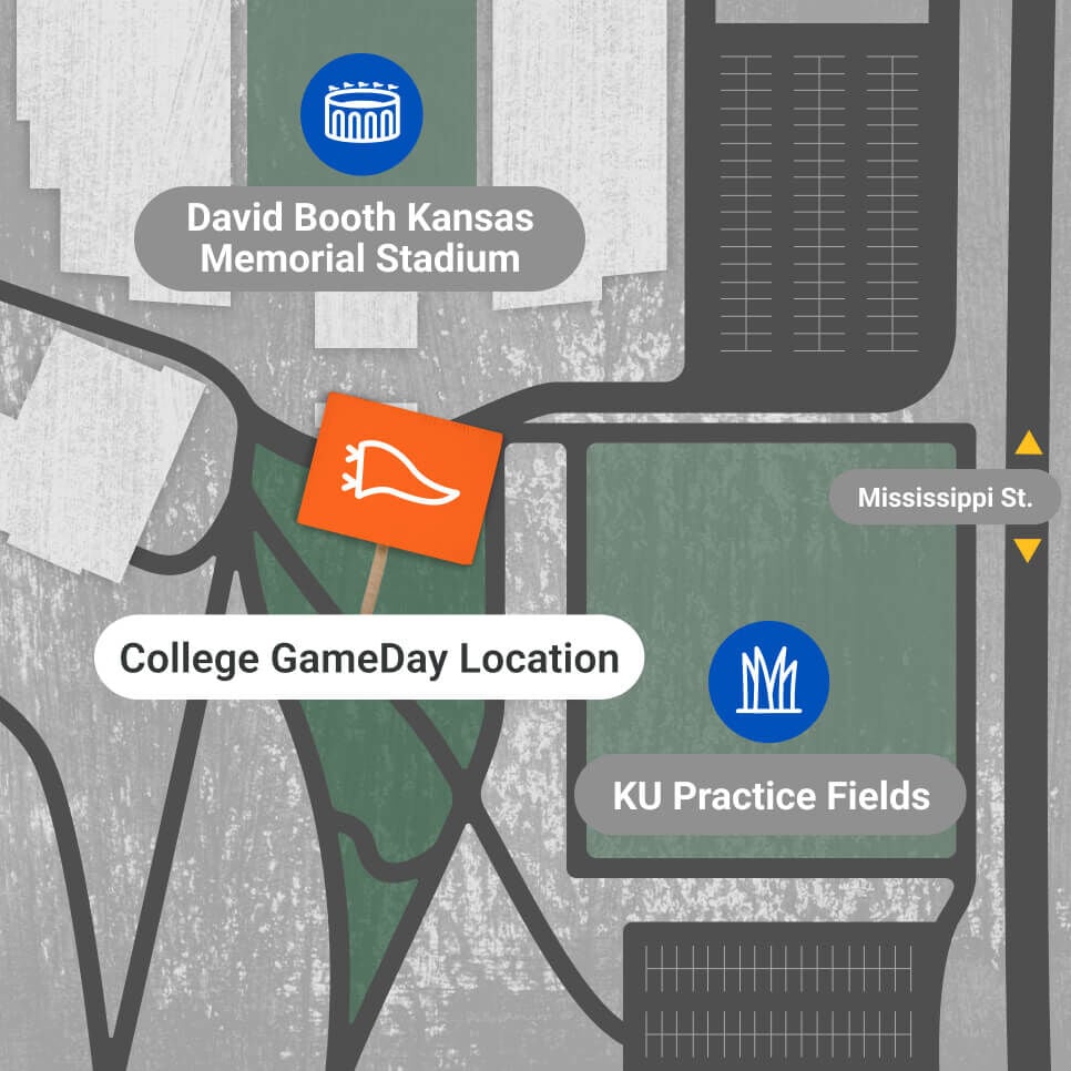 Gameday map